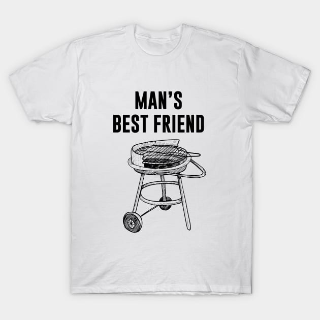 Mans Best Friend Grilling T-Shirt by sunima